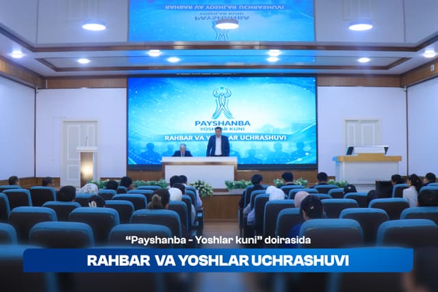 Rektor Paxtaobod tumanida bandligi ta’minlanmagan ADU bitiruvchilari bilan uchrashuv o‘tkazdi