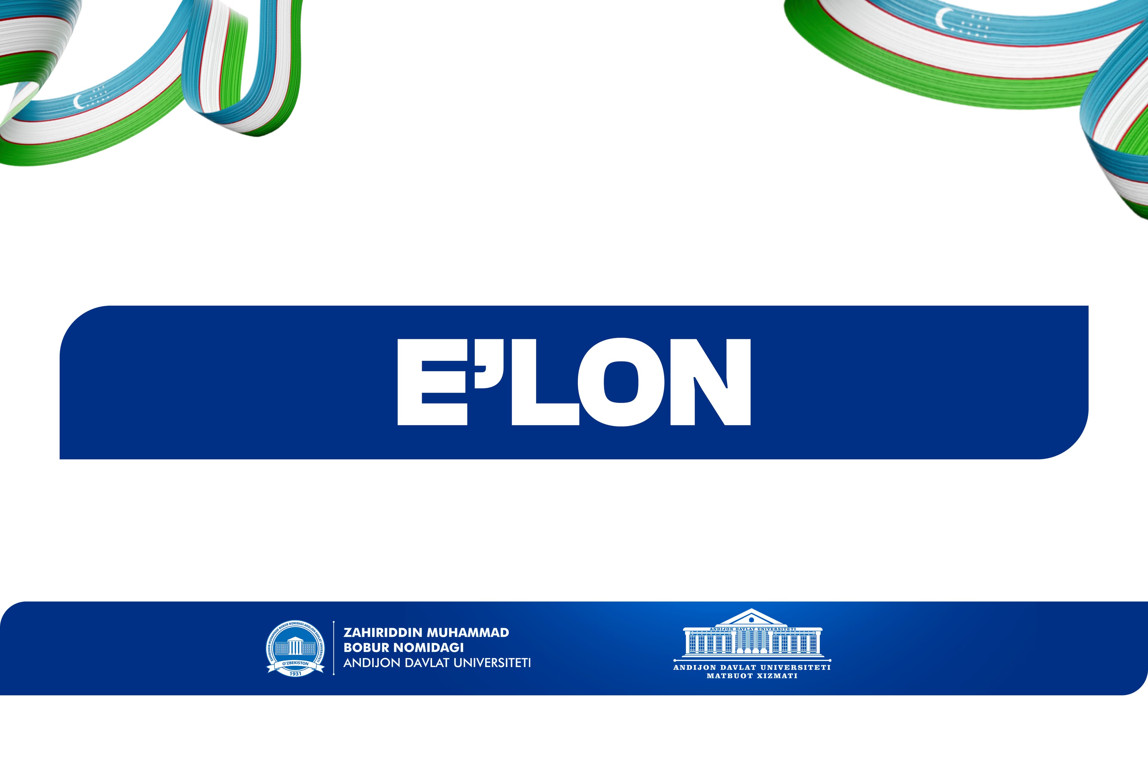Andijon davlat universitetida 2026–2027-o‘quv yili uchun ta’lim grantlarining qayta taqsimoti yo‘nalishlar kesimida e’lon qilindi.