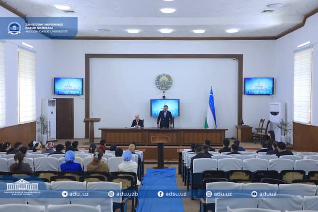 Rektor Asaka tumanida bandligi ta’minlanmagan ADU bitiruvchilari bilan uchrashdi
