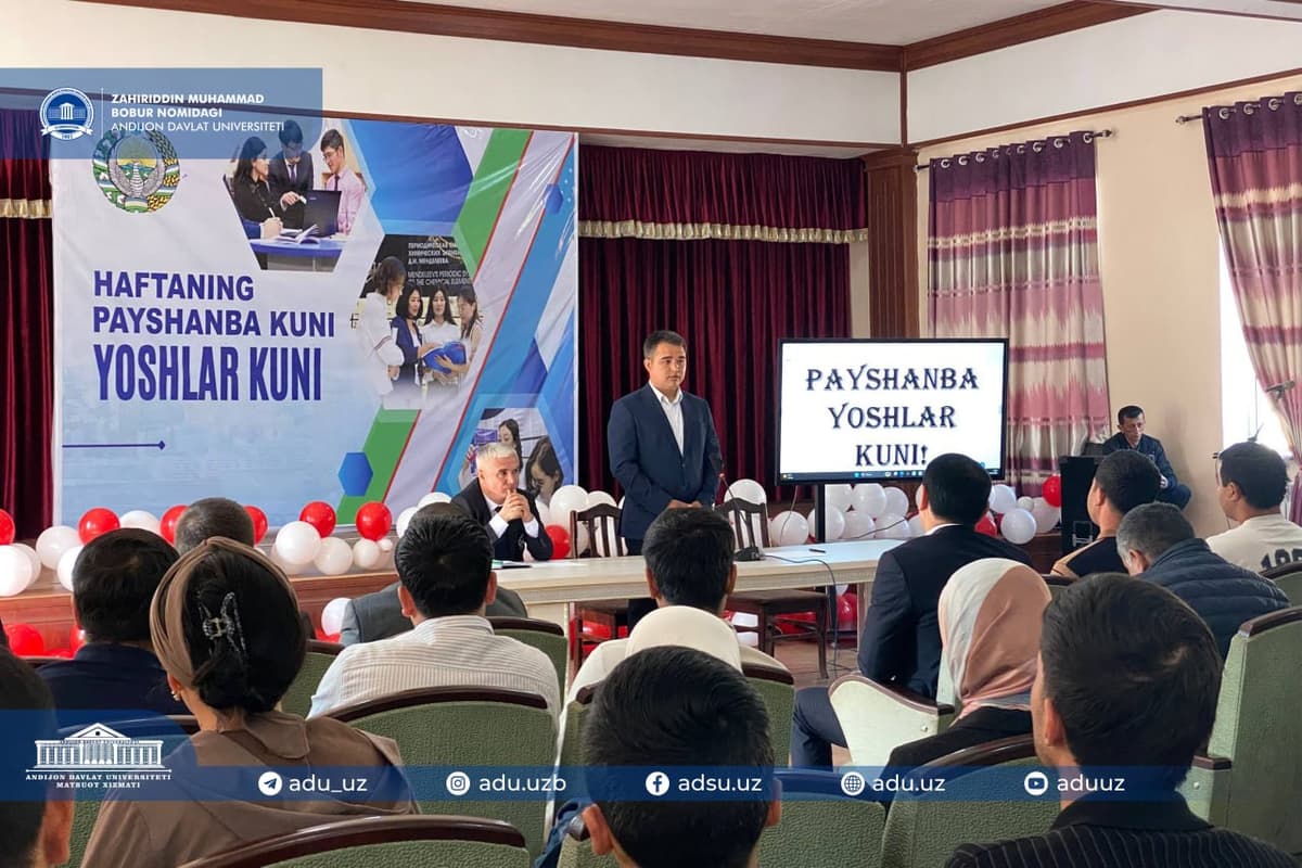 Rektor Izboskan tumanida bandligi ta’minlanmagan ADU bitiruvchilari bilan uchrashdi
